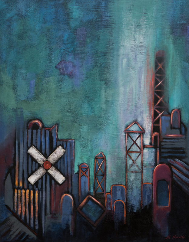 industrial themed giclee print